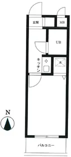 Plaire新中野【プレール新中野】【4階】の間取り