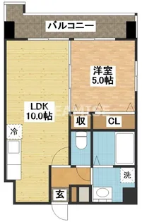 ヨシカワマンション高城【9階】の間取り