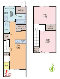 keiai II【1階】の間取り