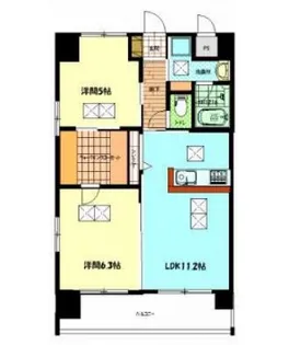 ルネス宇品神田【3階】の間取り