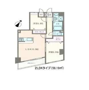 アンシャンテ【4階】の間取り