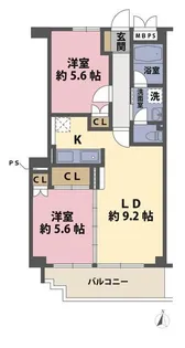 サンモール田園【3階】の間取り
