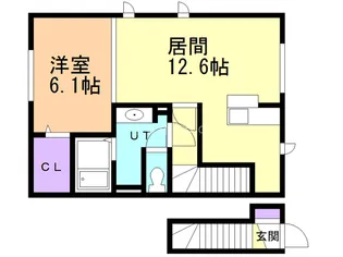 ハミングバード【2階】の間取り