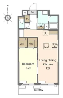 Hebel Builds Haneda【6階】の間取り