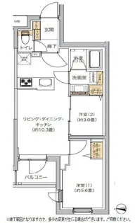 リビオメゾン湯島【1階】の間取り