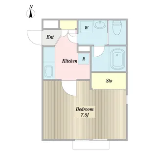 BELLO CASA【2階】の間取り