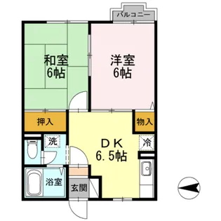 メゾン・ベルアージュ【1階】の間取り