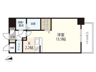 DAIYA komachi-BLD【4階】の間取り