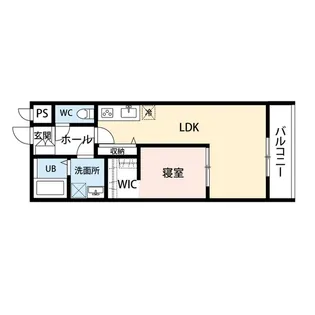 Persimmon(パーシモン)【3階】の間取り