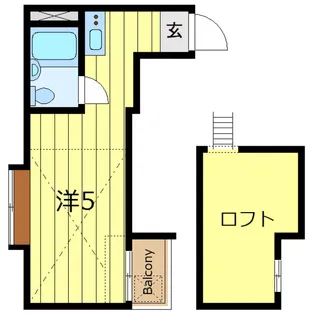 シュガーハイム【2階】の間取り