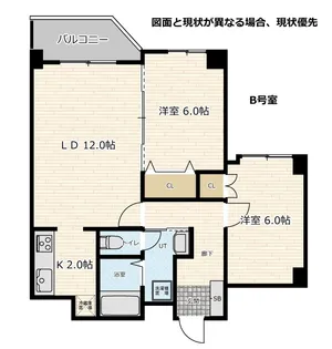 Partire東札幌(パルティーレ東札幌)【8階】の間取り