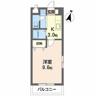エストゥディオKATO【2階】の間取り