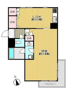 グローリア荻窪【8階】の間取り