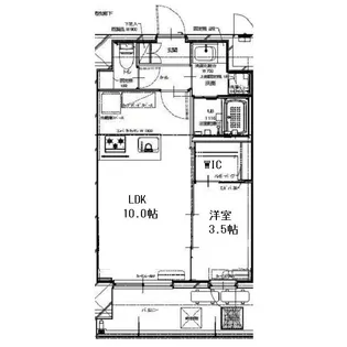 Alivis三国本町【8階】の間取り
