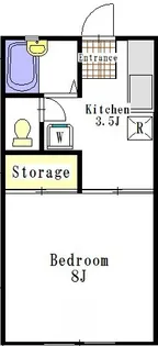 パレスホンマ【2階】の間取り