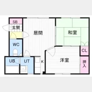 Kハイム星置【3階】の間取り