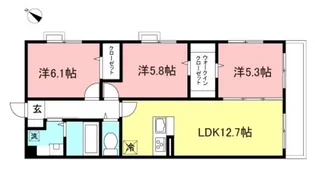 CRADLE【2階】の間取り