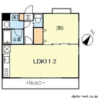 ベイシエ【3階】の間取り