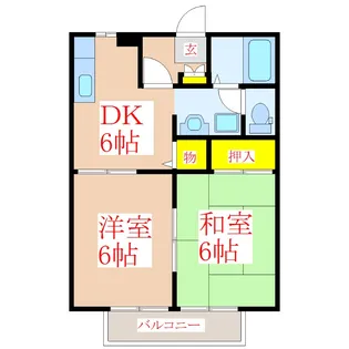 エクセレント30【2階】の間取り