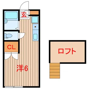グリーンシャトレー【1階】の間取り