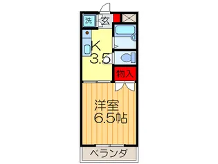 グリ-ンパレット小野【3階】の間取り