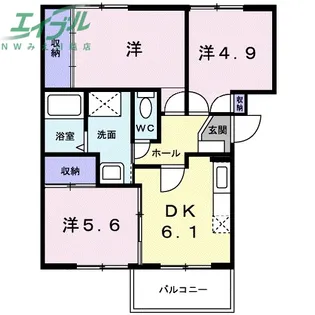 スターブルWAKO【2階】の間取り