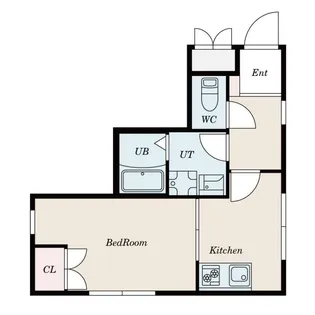 Aria王子上中里【4階】の間取り