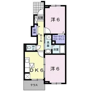 マーヴェラス・ヴィラIII【1階】の間取り