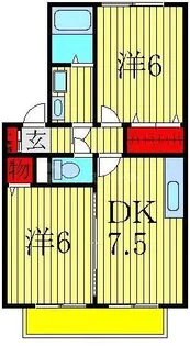 フレシール【2階】の間取り