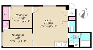 シャノワール【1階】の間取り