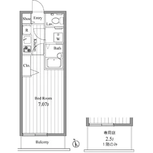 ルームピア船橋【2階】の間取り