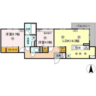 Nap【2階】の間取り