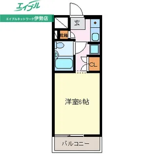 常磐レジデンス【2階】の間取り