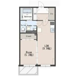 マデラシトリン【2階】の間取り