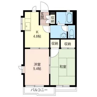 グランドソレイユB【2階】の間取り