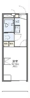レオパレスホワイトプラム【2階】の間取り