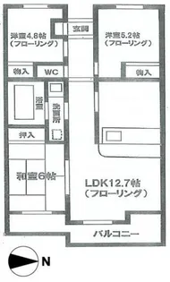 パークイースト【5階】の間取り