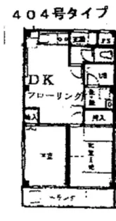 パークハイツ平野【4階】の間取り