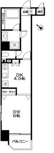 フェニックス幡ヶ谷弐番館【7階】の間取り