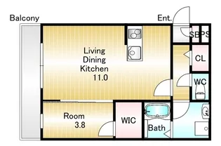 ジーメゾン垂水イースト2【1階】の間取り