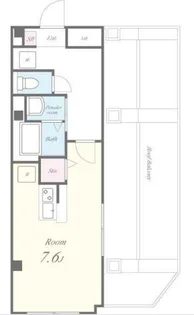 アリビオン菊川【5階】の間取り