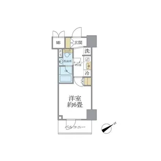 レスピール川崎【7階】の間取り