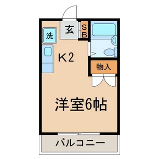 ラガーディア保土ヶ谷【2階】の間取り
