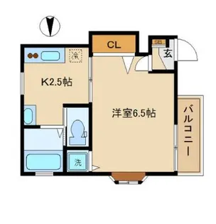 フラットAI【2階】の間取り