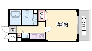 パークハイム弐番館 B棟【3階】の間取り