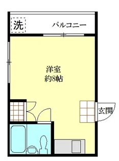 ハイネスフジ【4階】の間取り