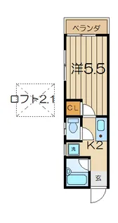 イースタンパレス横須賀中央【2階】の間取り