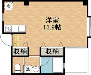 イーストパークマンション【5階】の間取り