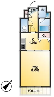ベルク田端【9階】の間取り