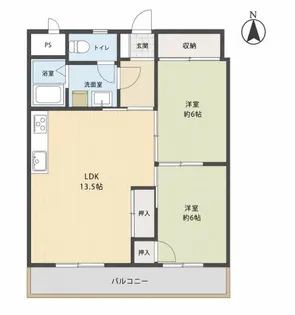 フローレンス猪原【3階】の間取り